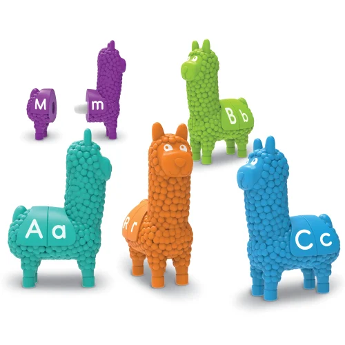 Learning Resources Puzzle Snap-n-Learn™ Letter Llamas