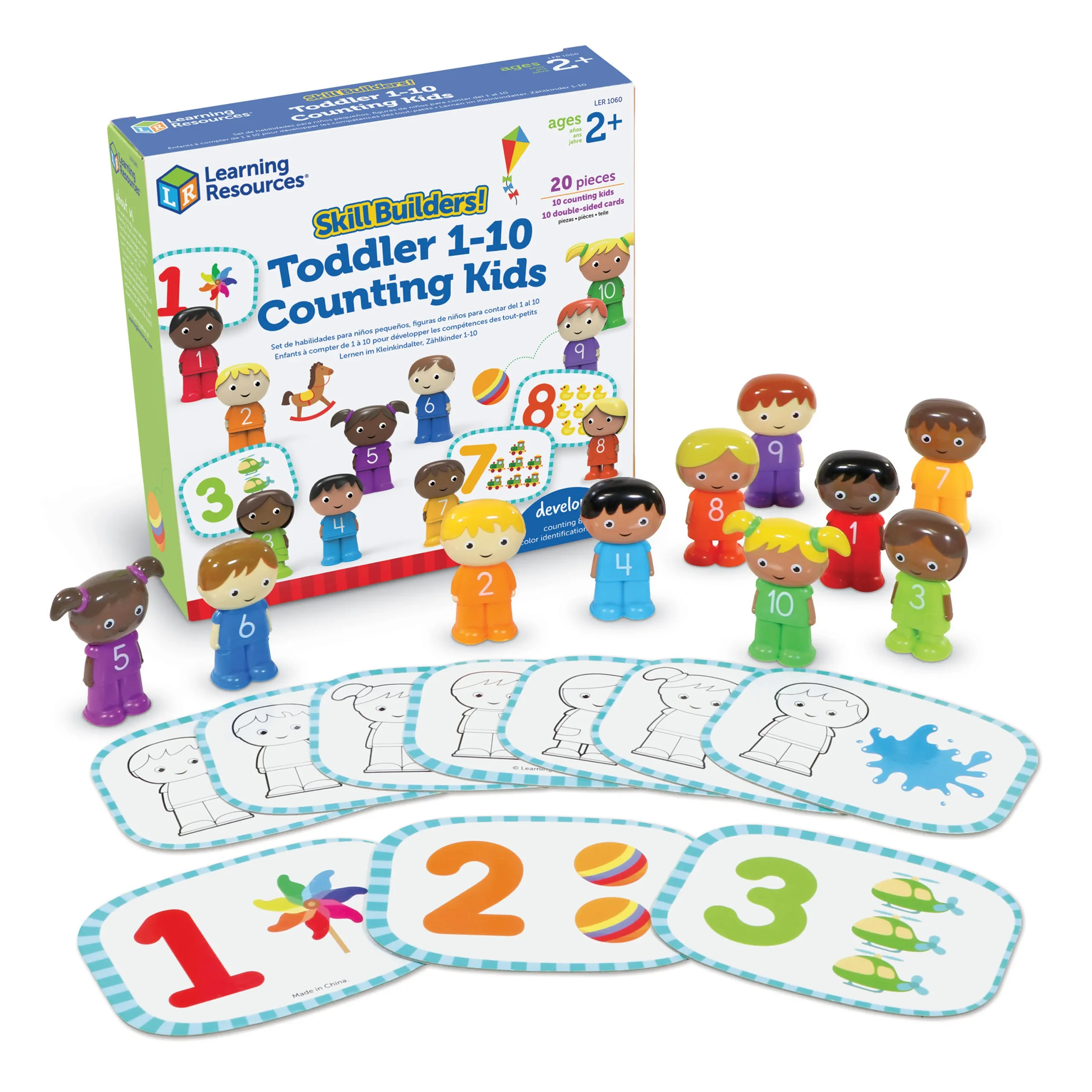 Learning Resources Puzzle Skill Builders! ToddLER- 1-10 Counting Kids