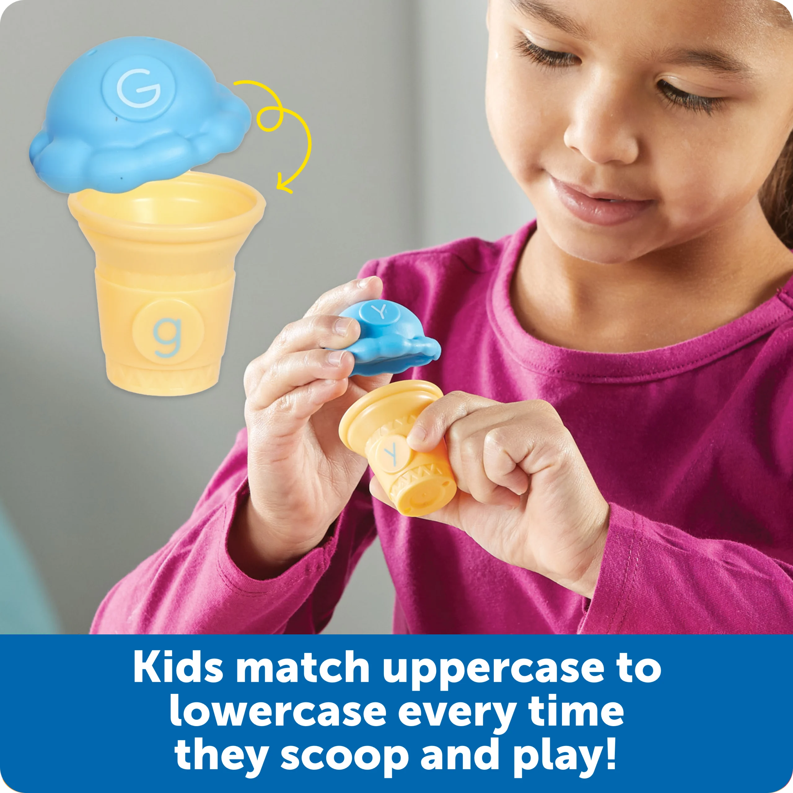 Learning Resources Puzzle Mini Letter Scoops - Image 3