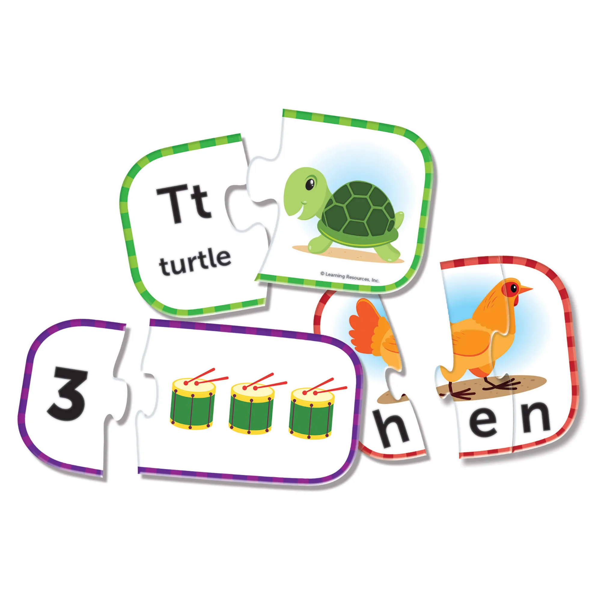 Learning Resources Puzzle Puzzle Card PreK Bundle - Image 3