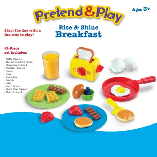 Alternative view of Learning Resources Puzzle Pretend & Play® Rise & Shine Breakfast