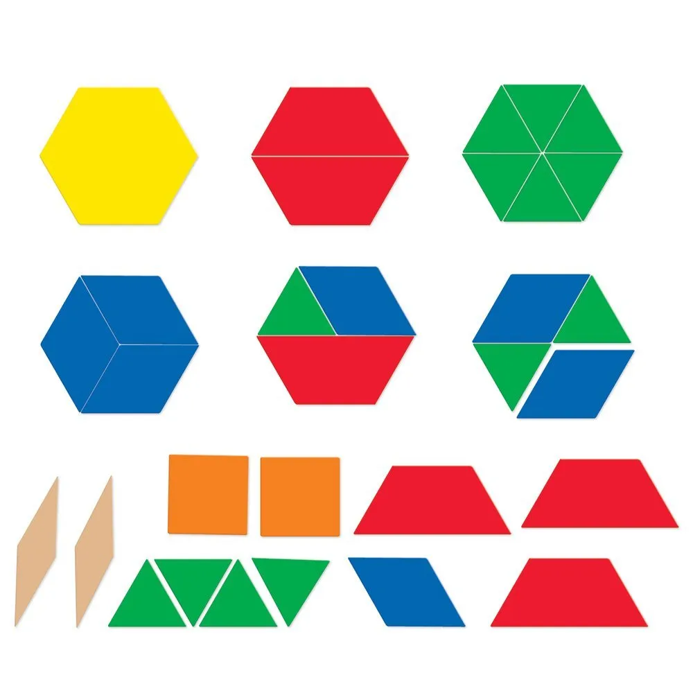 Learning Resources Puzzle Giant Magnetic Pattern Blocks