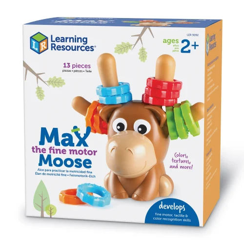 Alternative view of Learning Resources Puzzle Max the Fine Motor Moose
