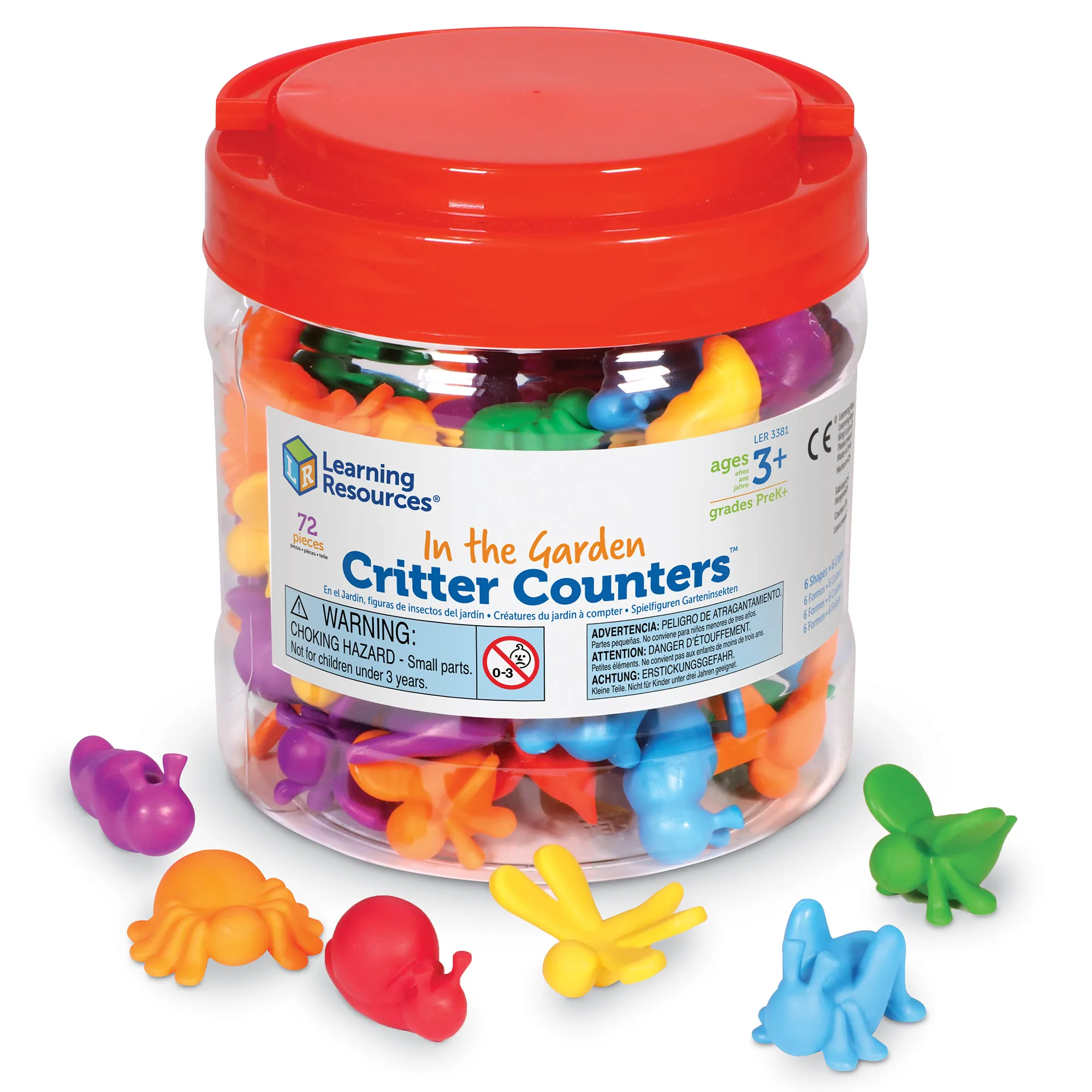 Learning Resources Puzzle In the Garden Critter Counters