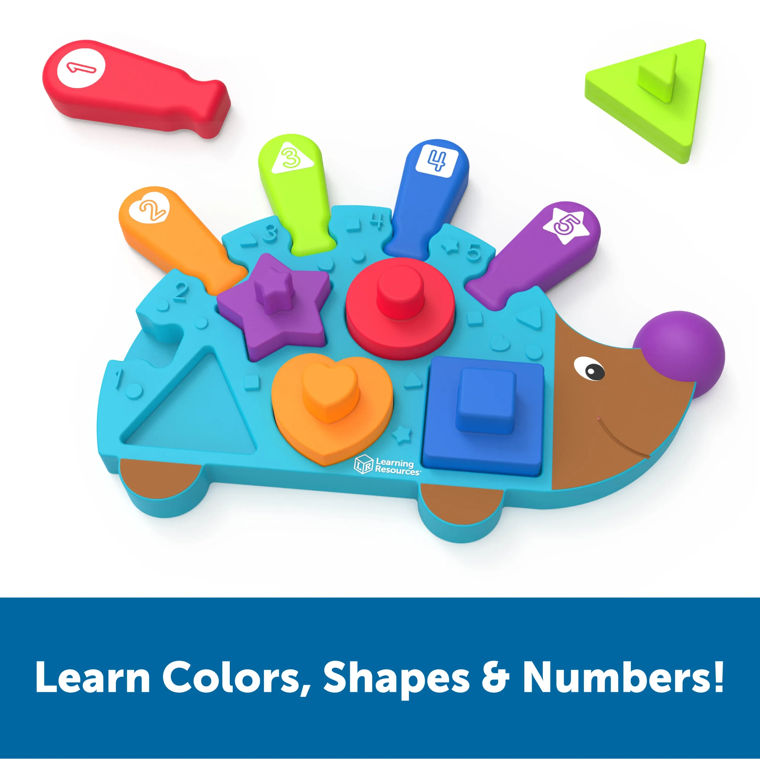 Learning Resources Puzzle Spike the Fine Motor Hedgehog® Puzzle Playmate - Image 5