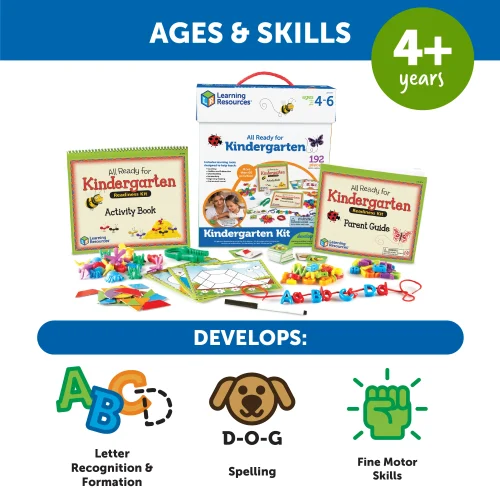 Alternative view of Learning Resources Puzzle All Ready for Kindergarten Readiness Kit