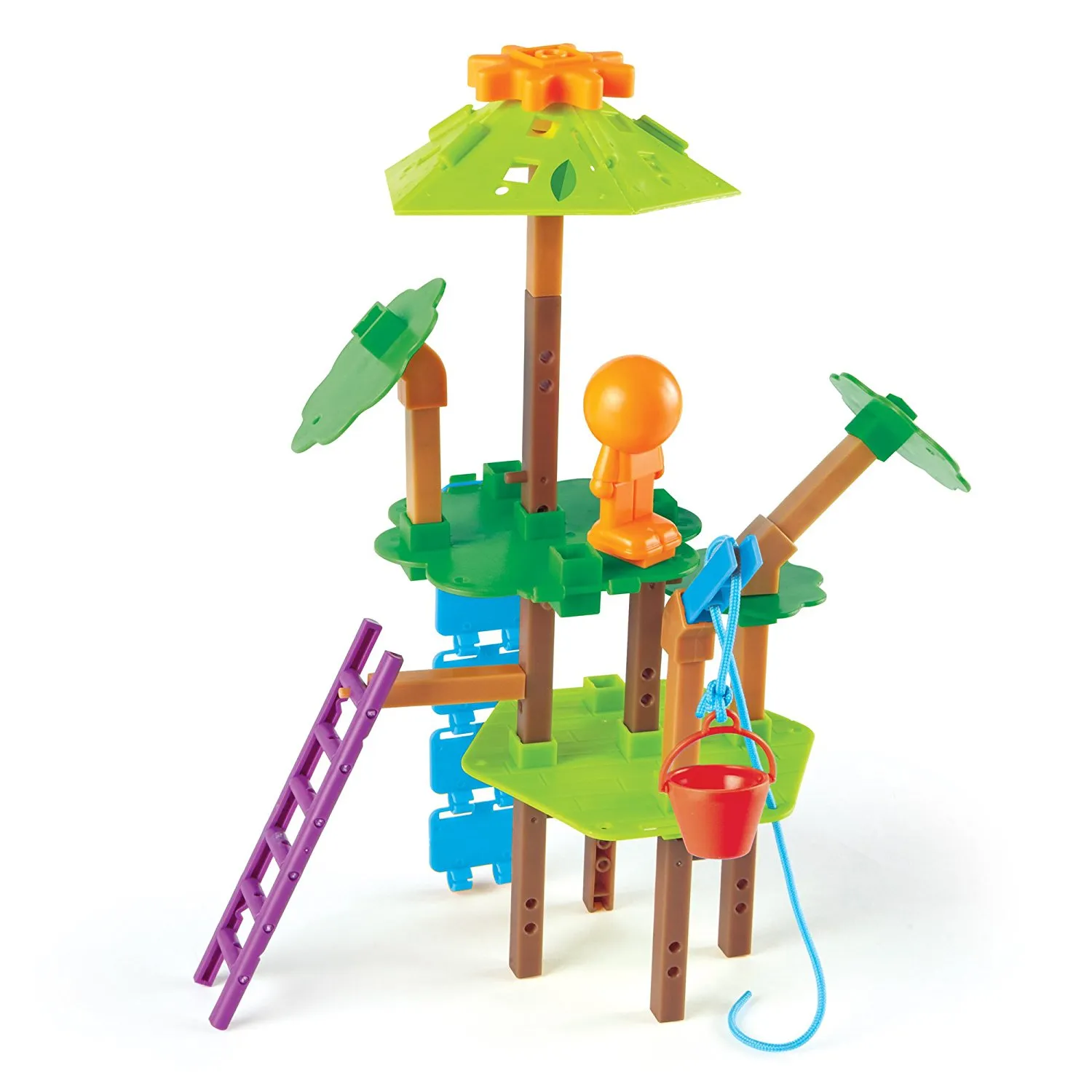 Learning Resources Puzzle Tree House Engineering & Design Building Set - Image 3