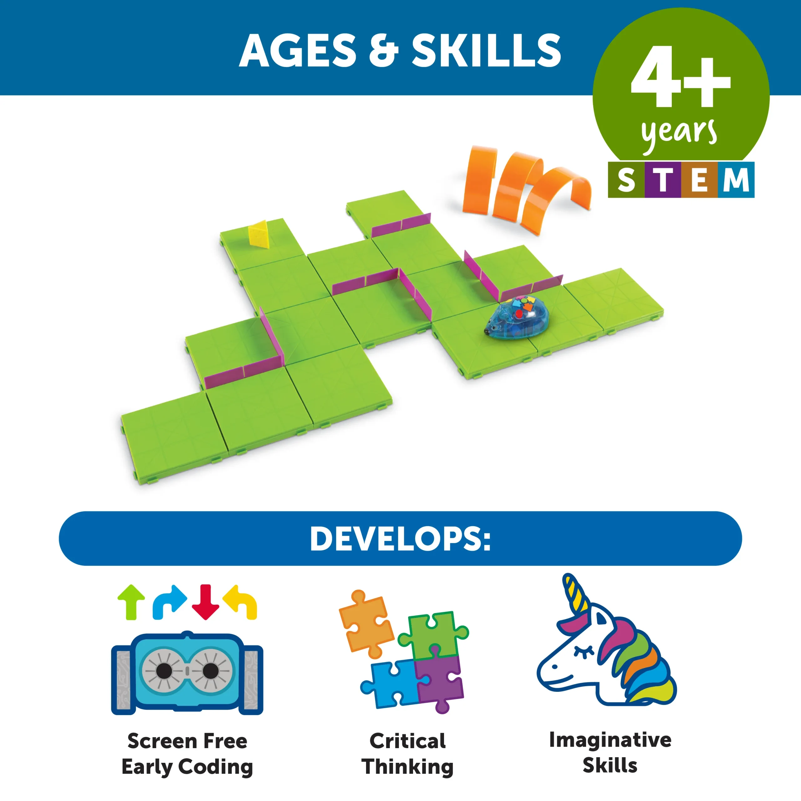 Learning Resources Puzzle Rechargeable Code & Go® Mouse Activity Set - Image 6