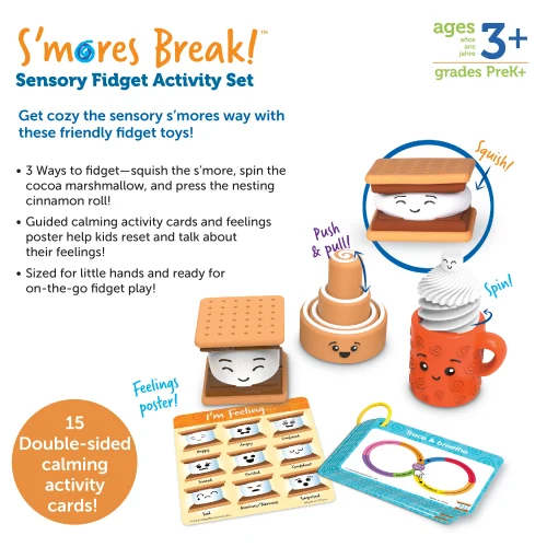 Alternative view of Learning Resources Puzzle S’mores Break!™ Sensory Fidget Activity Set