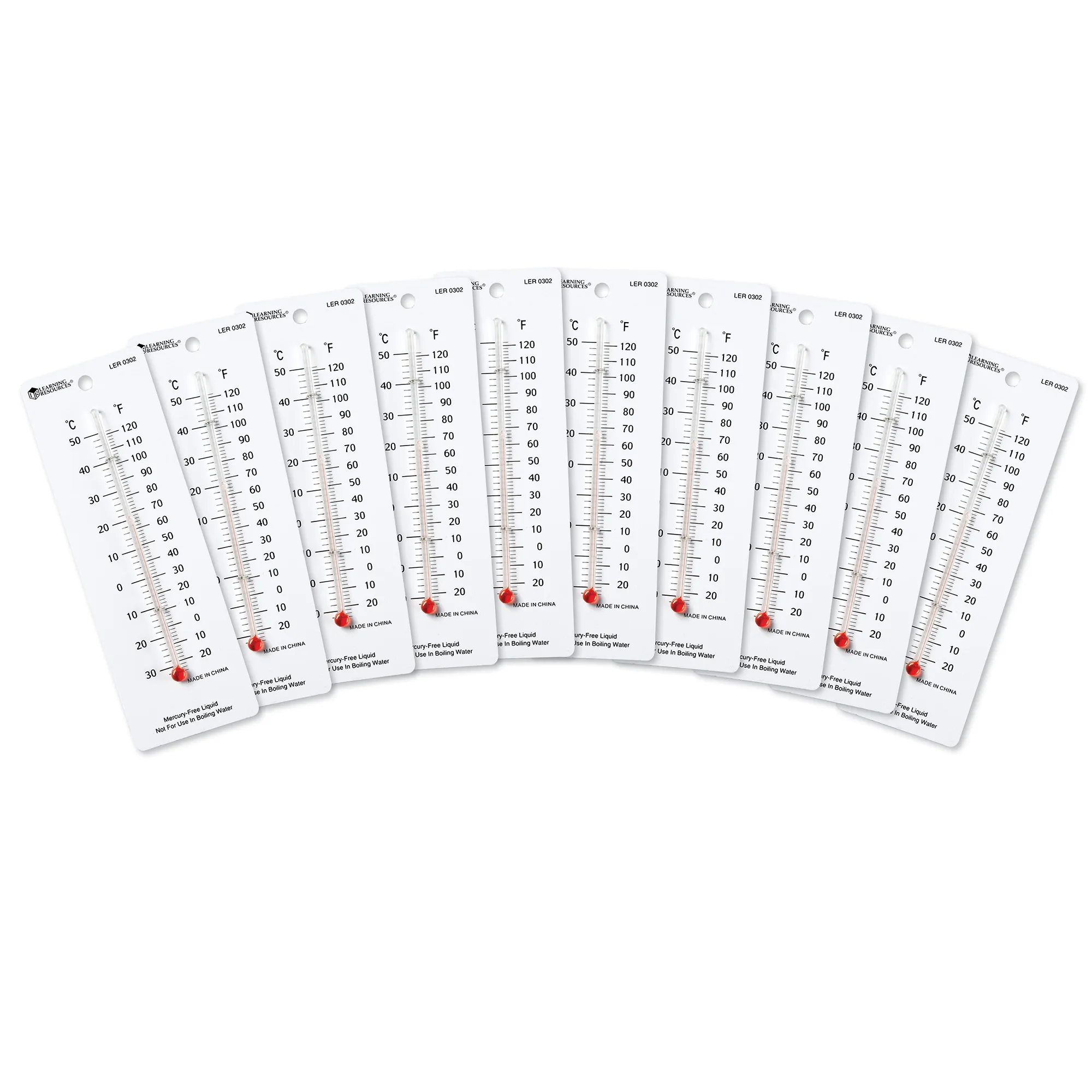 Student Thermometers, Set of 10