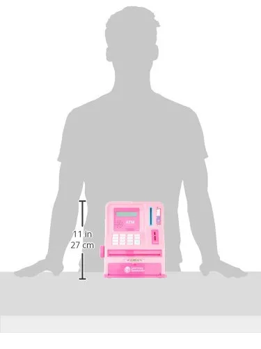 Alternative view of Learning Resources Puzzle Pretend & Play® Teaching ATM Bank - Pink
