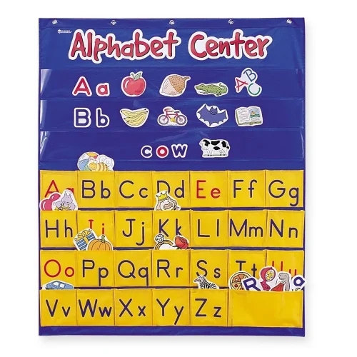 Learning Resources Puzzle Alphabet Center Pocket Chart
