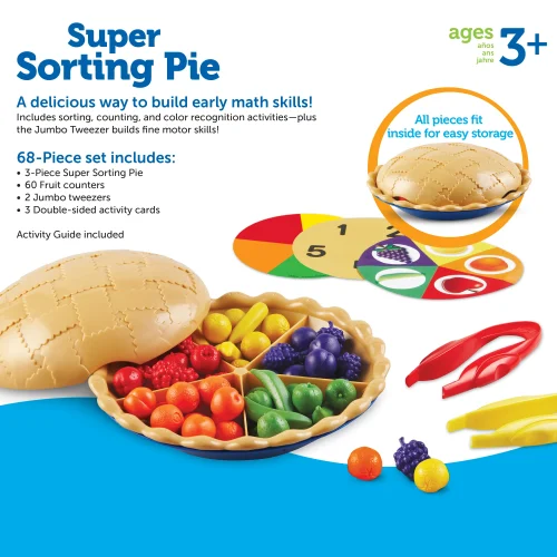 Alternative view of Learning Resources Puzzle Super Sorting Pie