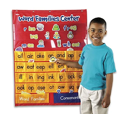 Alternative view of Learning Resources Puzzle Word Families & Rhyming Center Pocket Chart
