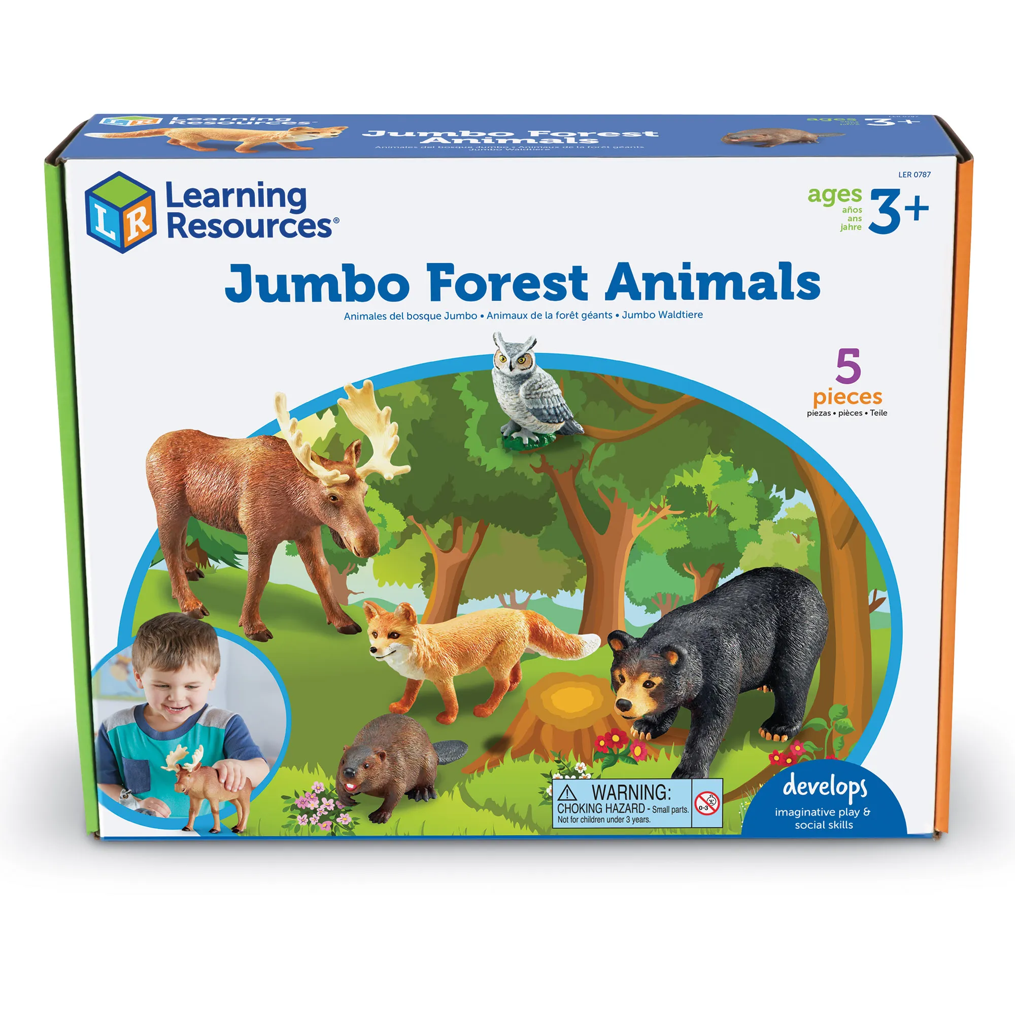 Learning Resources Puzzle Jumbo Forest Animals - Image 6