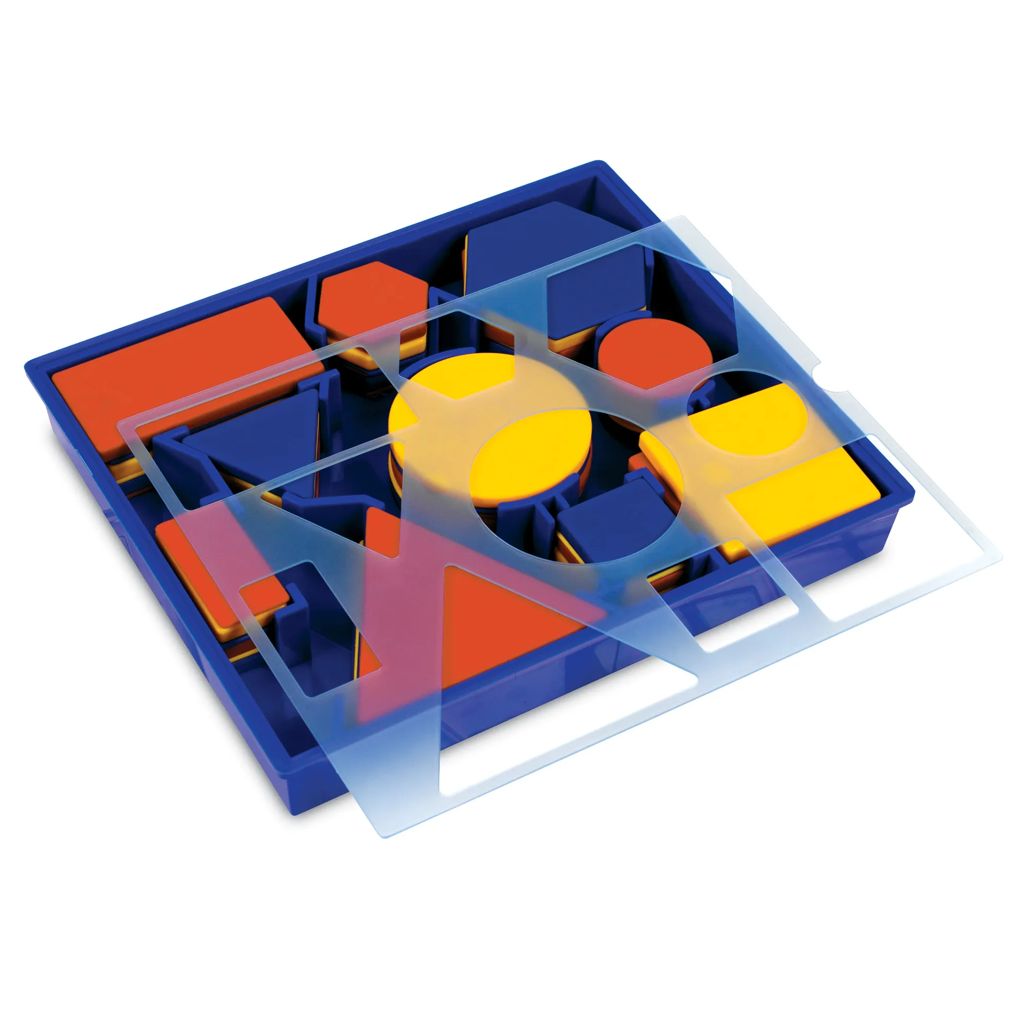 Learning Resources Puzzle Attribute Blocks Desk Set - Image 3