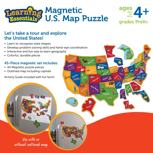Alternative view of Learning Resources Puzzle Magnetic