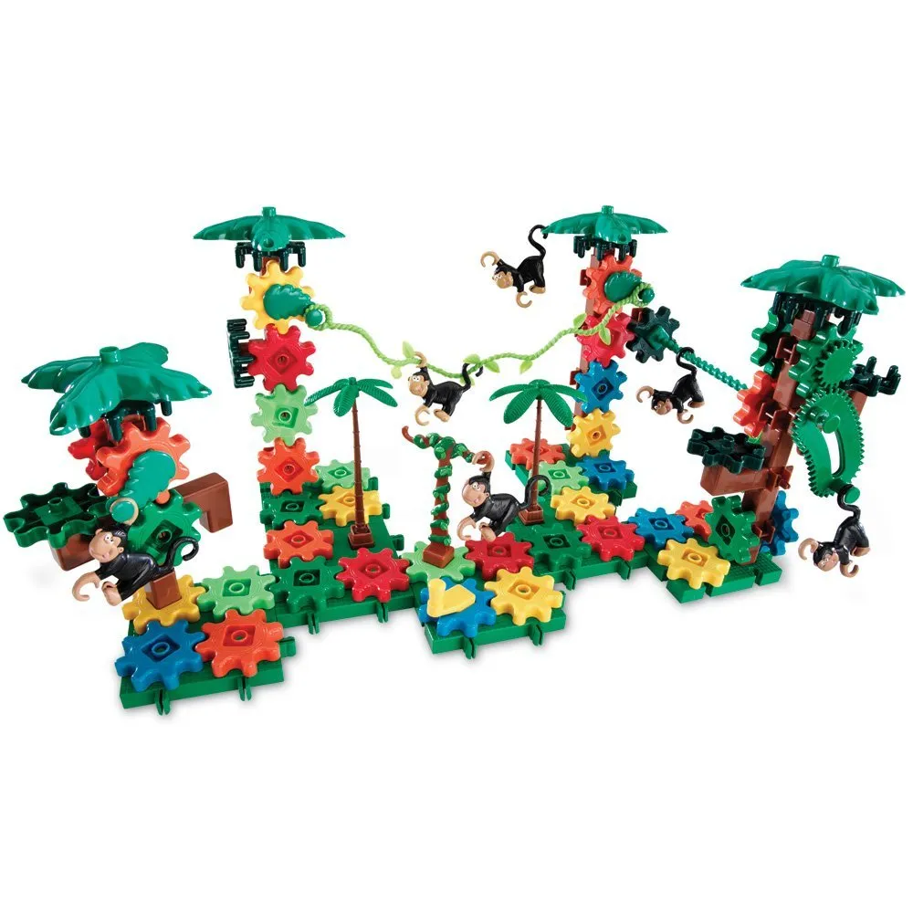 Learning Resources Puzzle Gears! Gears! Gears!® Movin' Monkeys™ Building Set - Image 3