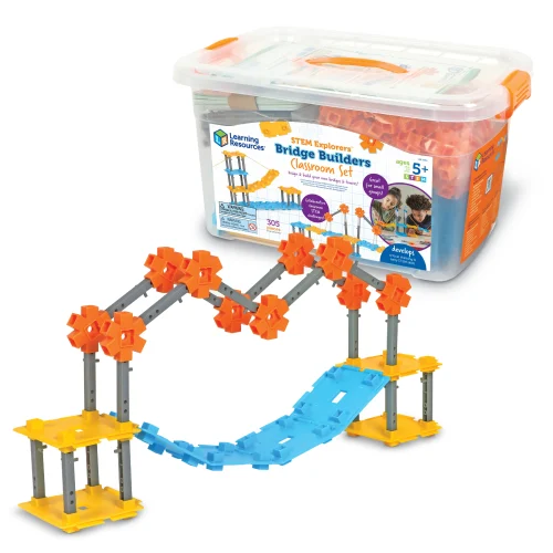 Learning Resources Puzzle STEM Explorers™ Bridge Builders Classroom Set