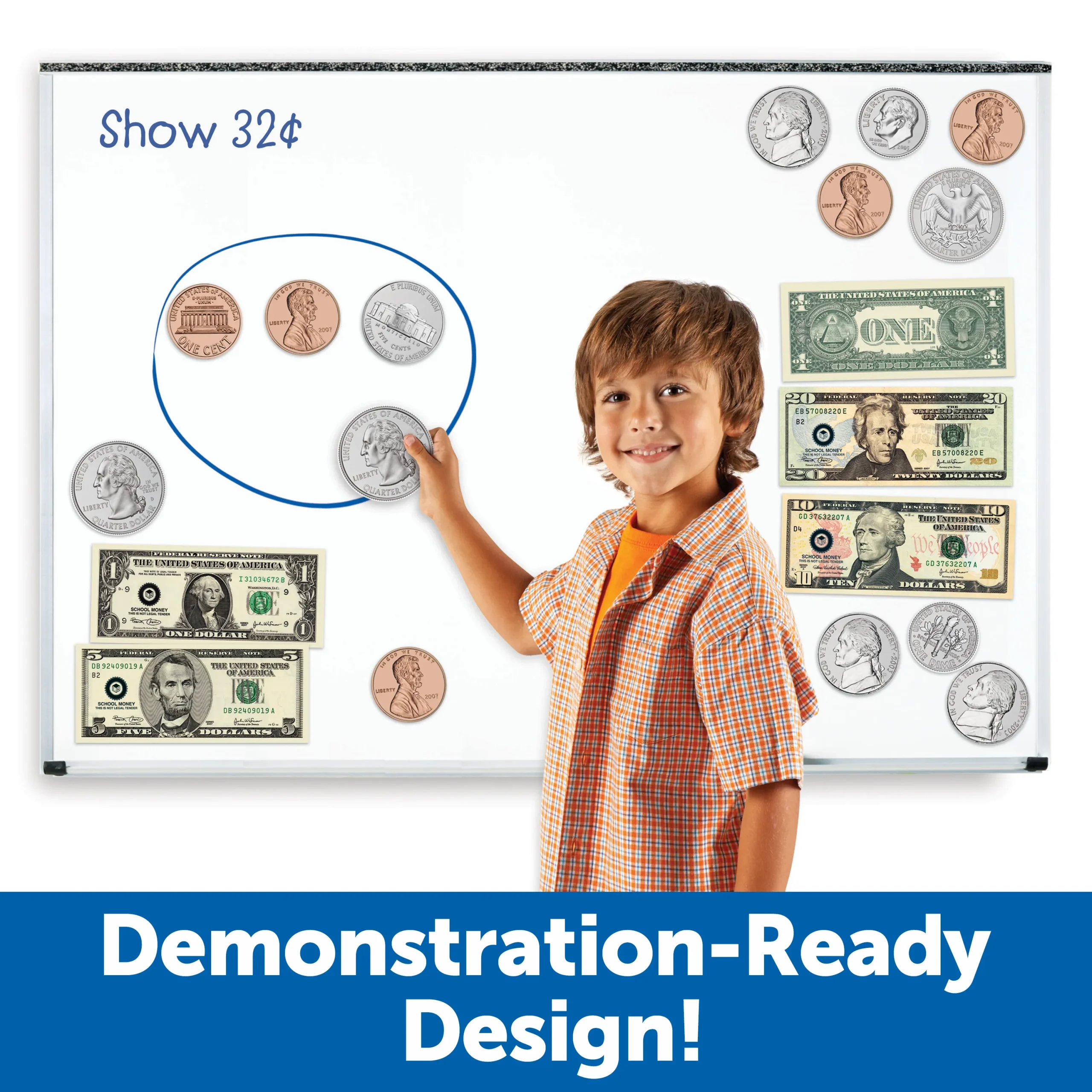 Learning Resources Puzzle Double-Sided Magnetic Money - Image 4