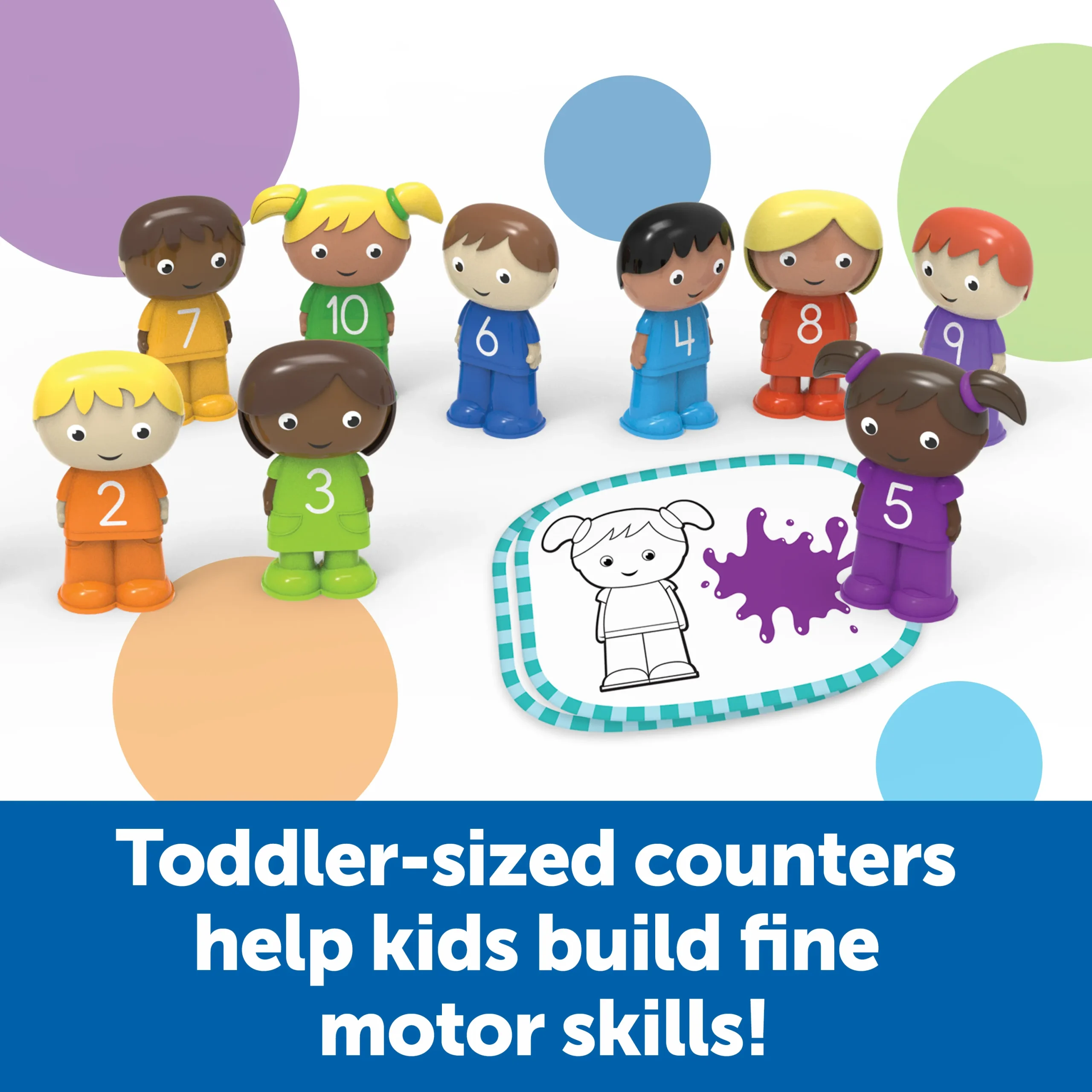 Learning Resources Puzzle Skill Builders! ToddLER- 1-10 Counting Kids - Image 3