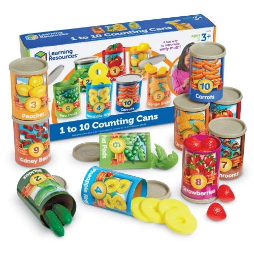 Learning Resources Puzzle 1 to 10 Counting Cans
