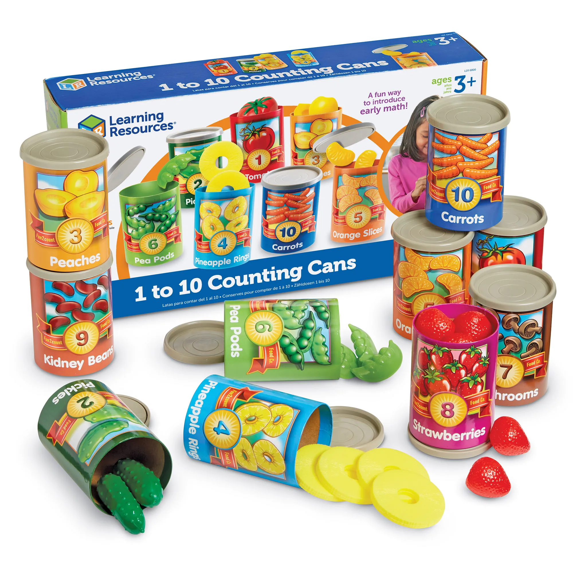 Learning Resources Puzzle 1 to 10 Counting Cans