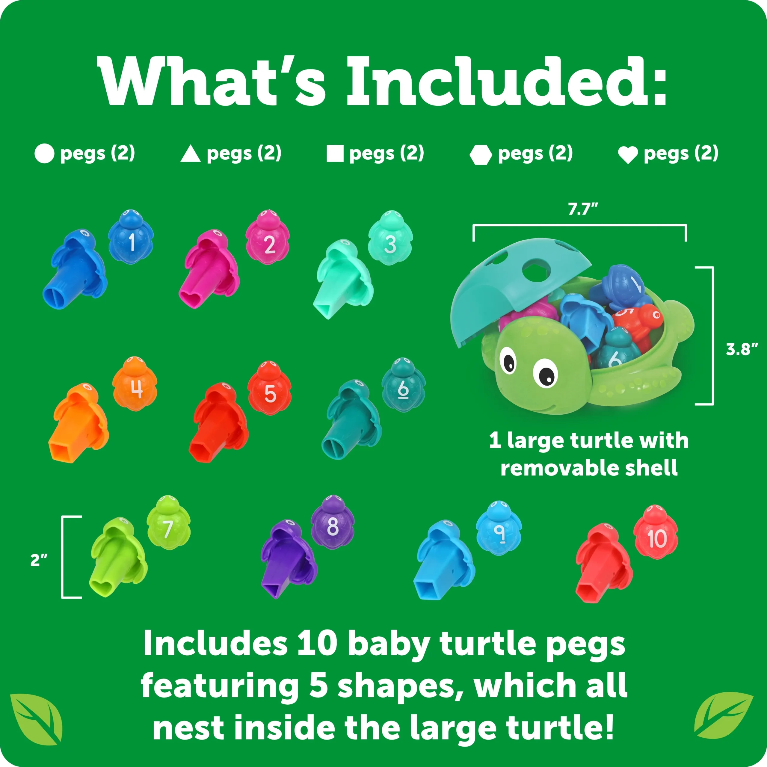 Seymour the Counting Shapes Sea Turtle - Image 6