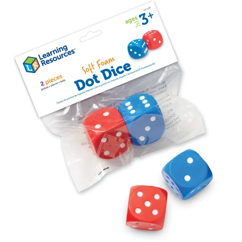 Learning Resources Puzzle Foam Dot Dice