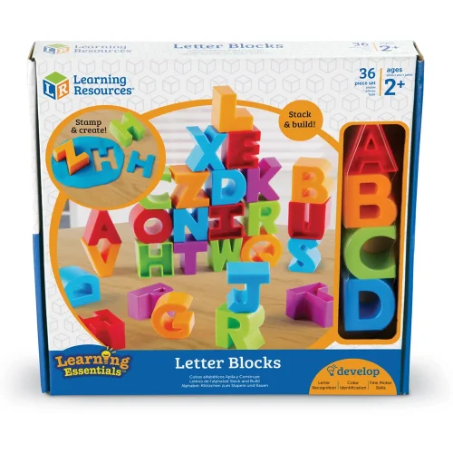 Alternative view of Learning Resources Puzzle Letter Blocks