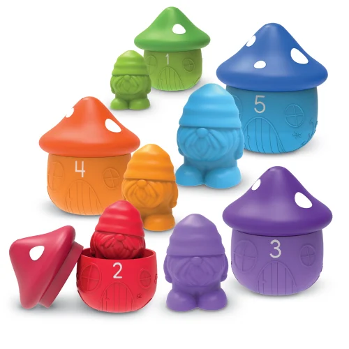 Learning Resources Puzzle Peekaboo Gnome Homes