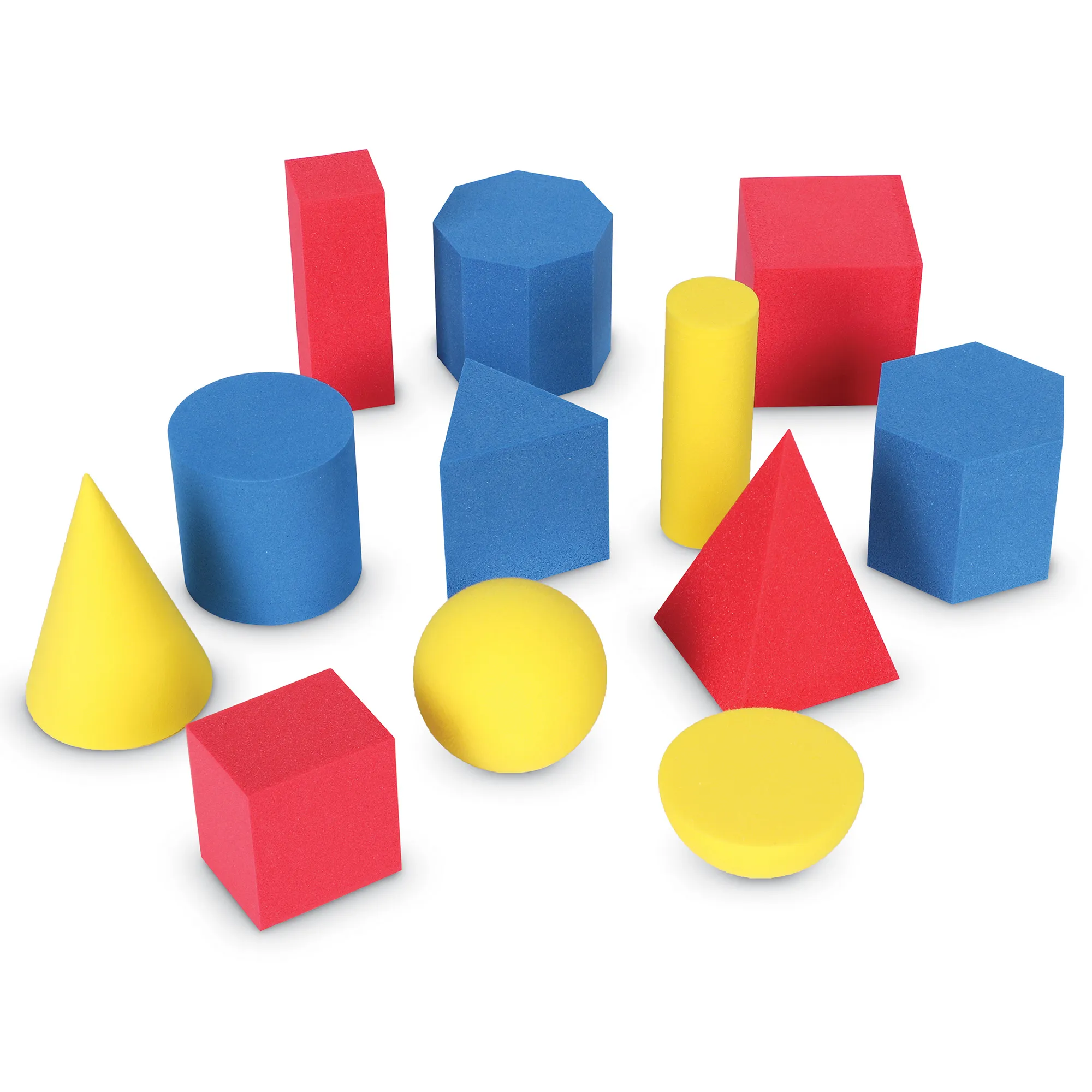 Learning Resources Puzzle Hands-On Soft™ Geometric Solids - Image 4
