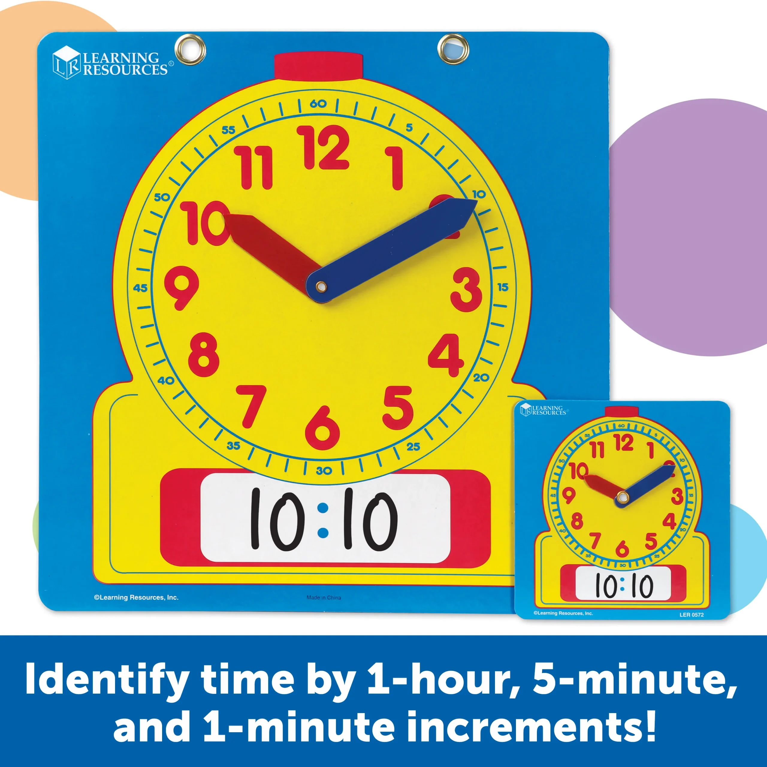 Write & Wipe Clocks Classroom Set - Image 4