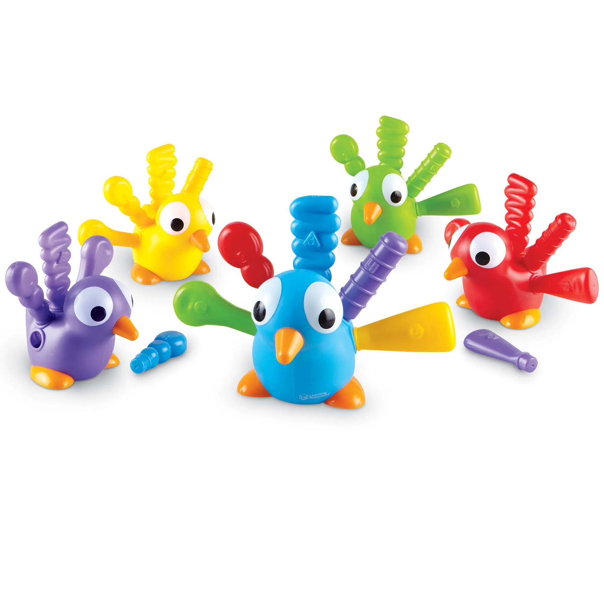 Learning Resources Puzzle Fine Motor Peacock Pals - Image 6