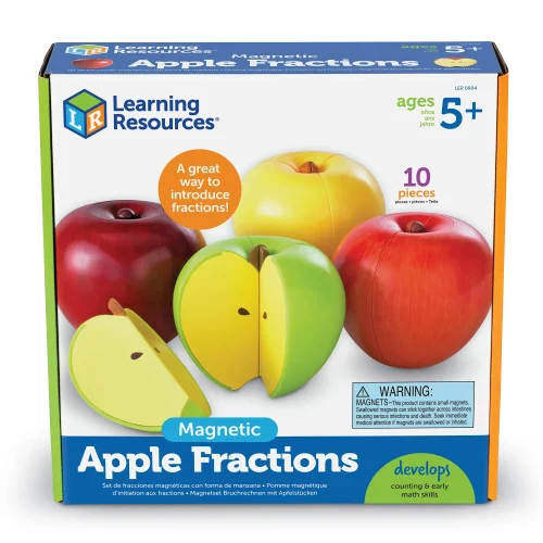 Learning Resources Puzzle Magnetic Apple Fractions