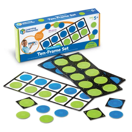 Learning Resources Puzzle Giant Magnetic Ten-Frame Set