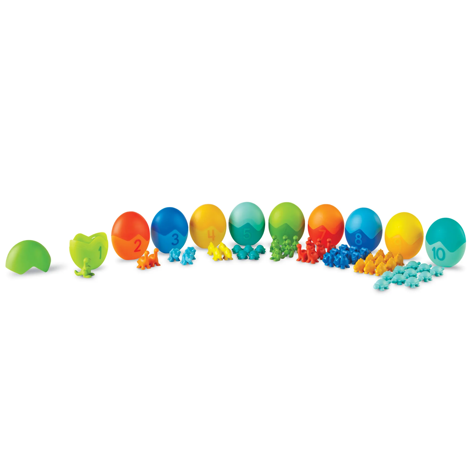 Learning Resources Puzzle Counting Dino-Sorters Math Activity Set