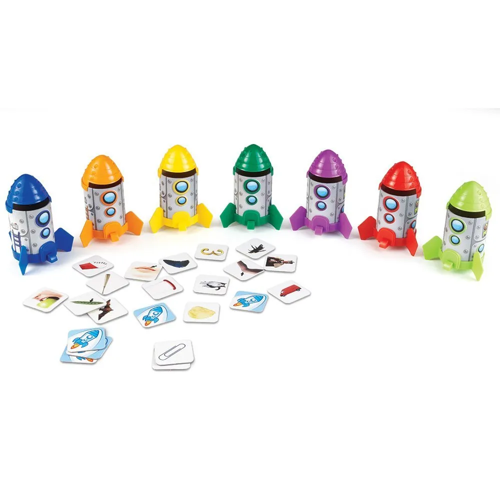 Learning Resources Puzzle Rhyme & Sort Rockets - Image 9