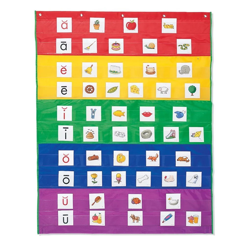 Learning Resources Puzzle Rainbow Pocket Chart