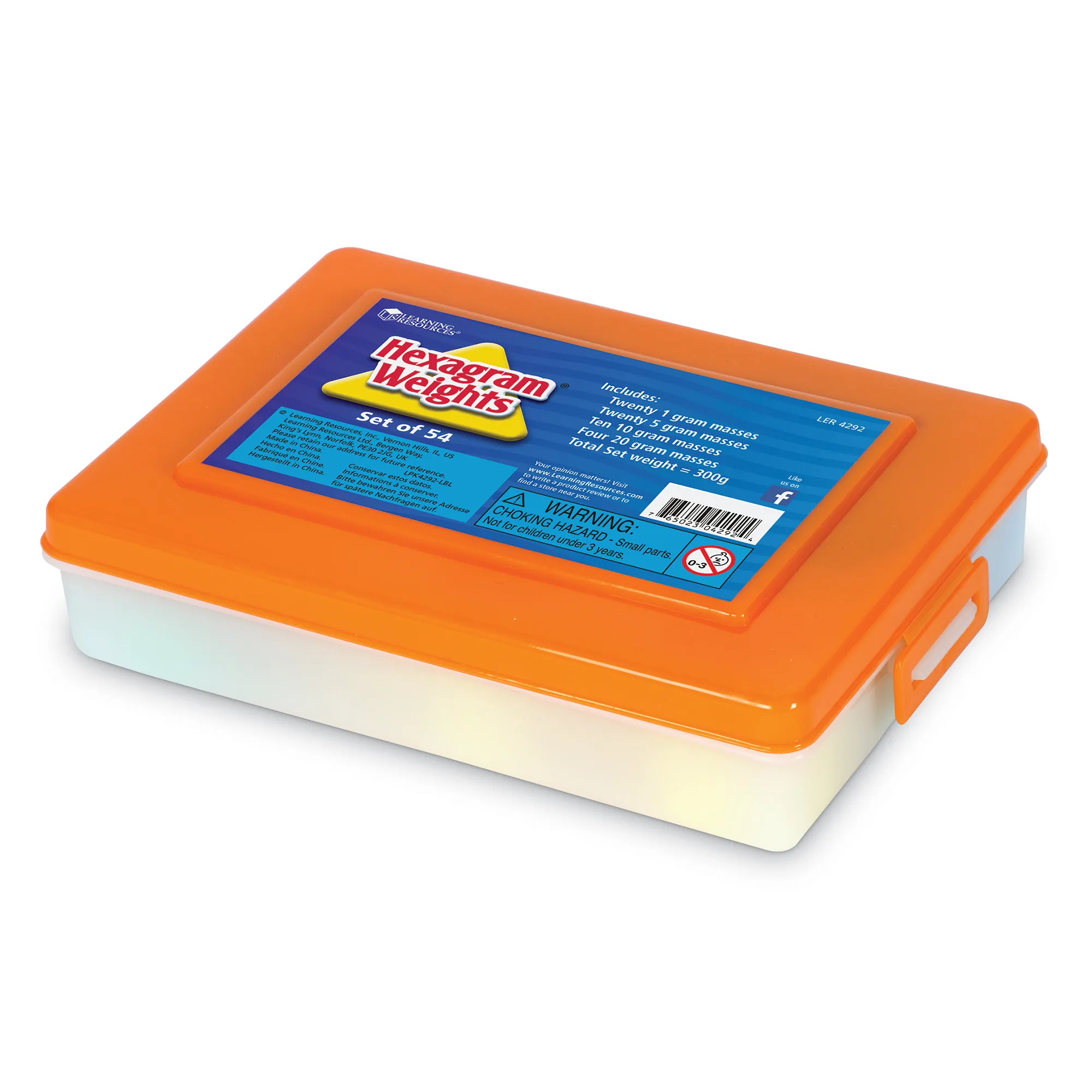 Learning Resources Puzzle Hexagram® Metric Weight Set - Image 7