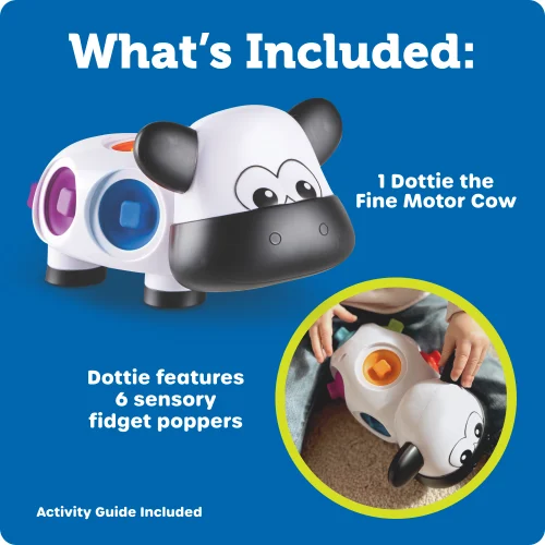 Alternative view of Learning Resources Puzzle Dottie the Fine Motor Cow