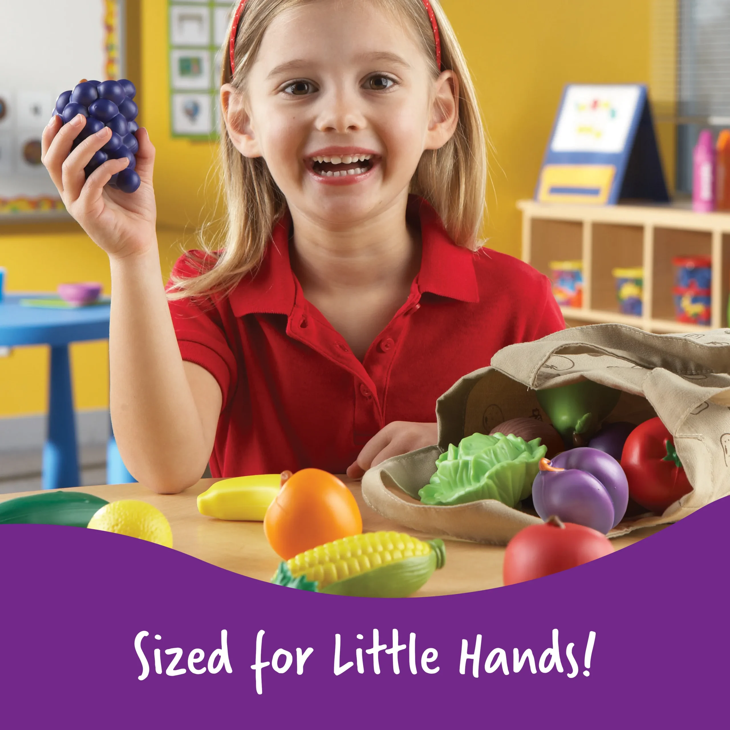 Learning Resources Puzzle New Sprouts® Fruit & Veggies Tote - Image 4