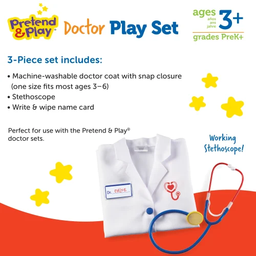 Alternative view of Learning Resources Puzzle Pretend & Play® Doctor Play Set