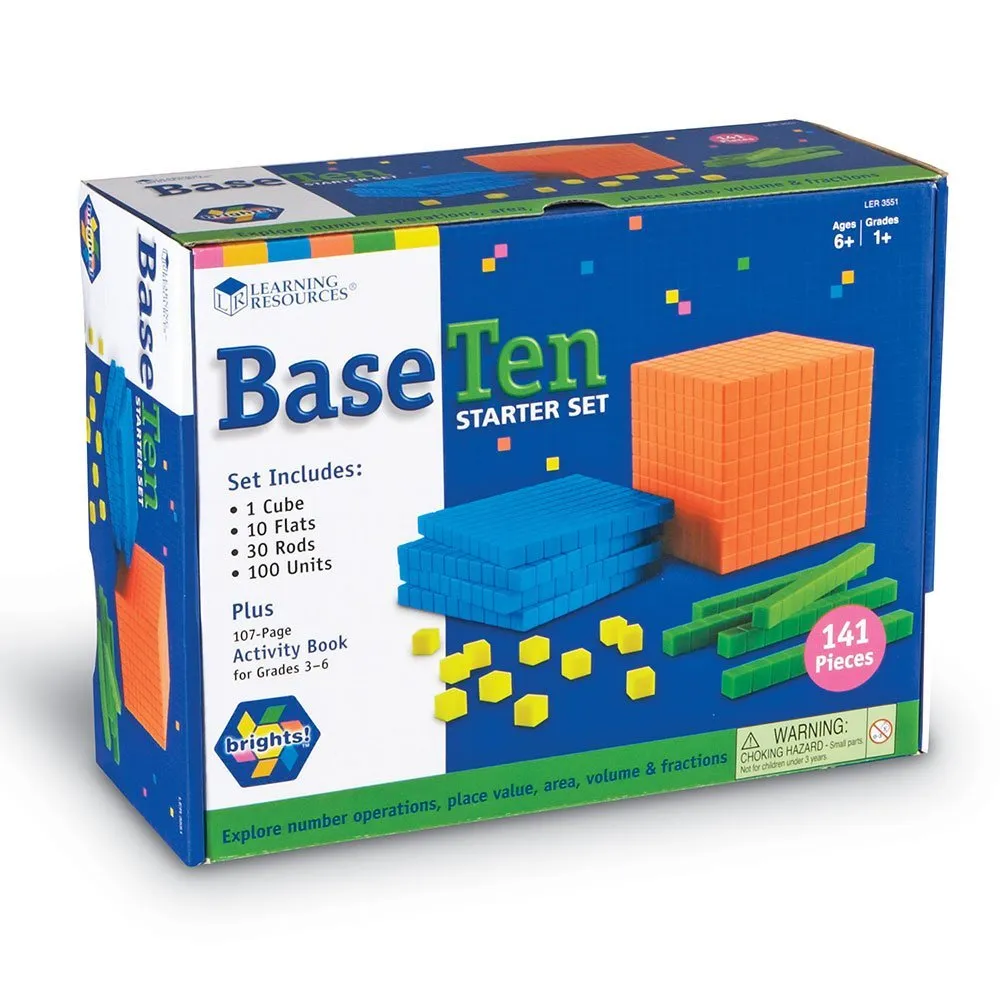 Learning Resources Puzzle Brights!® Base Ten Starter Set - Image 2
