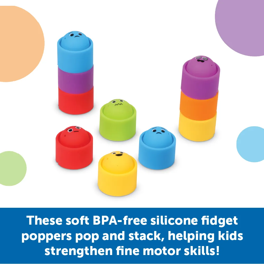 Rainbow Emotion Fidget Poppers Classroom Set - Image 4