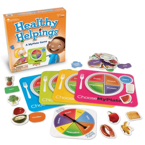 Learning Resources Puzzle Healthy Helpings™ MyPlate Game
