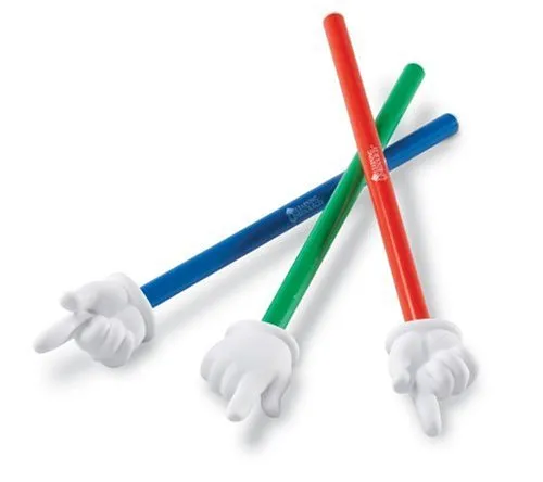 Learning Resources Puzzle 15" Hand Pointers, Set of 3