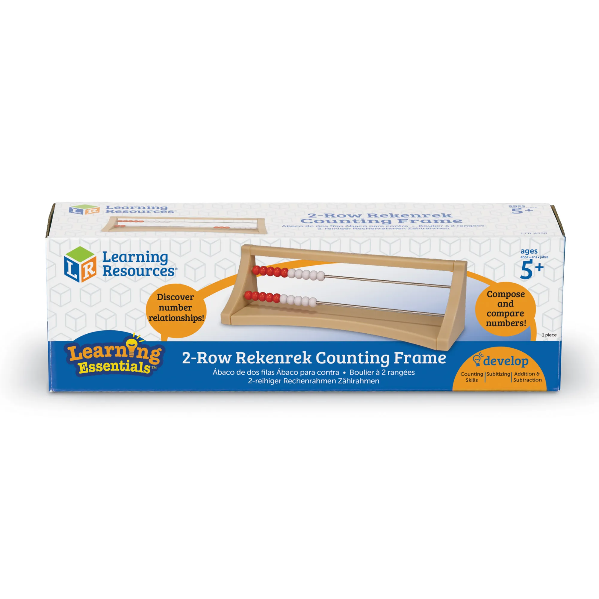 Learning Resources Puzzle 2-Row Rekenrek Counting Frame - Image 4