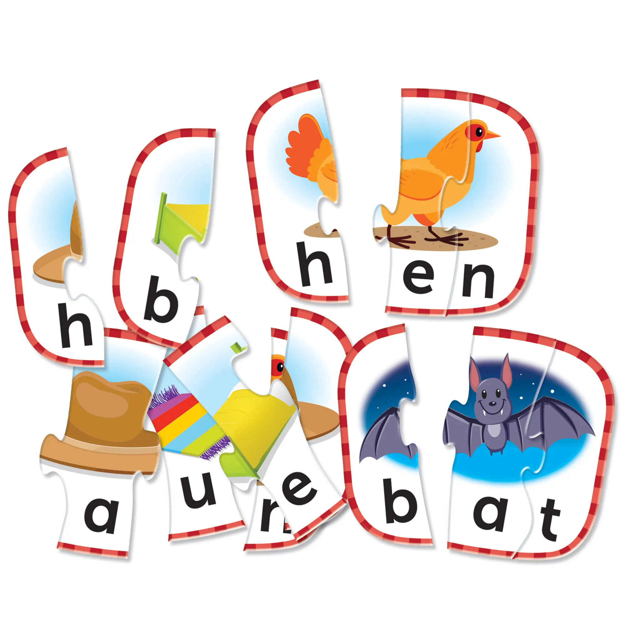 Learning Resources Puzzle 3-Letter Word Puzzle Cards - Image 4