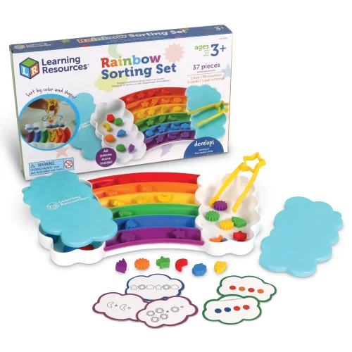 Learning Resources Puzzle Rainbow Sorting Activity Set